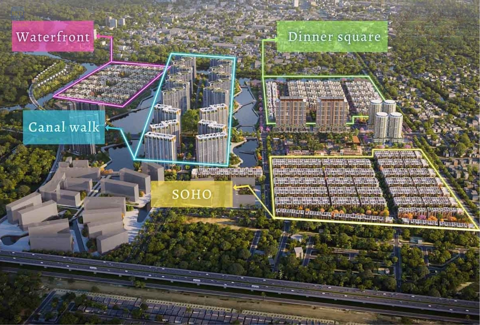 Các phân khu trong The Global City quy hoạch