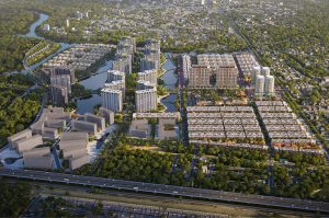 Hình ảnh toàn cảnh dự án The Global City TP Thủ Đức do Masterise Homes phát triển