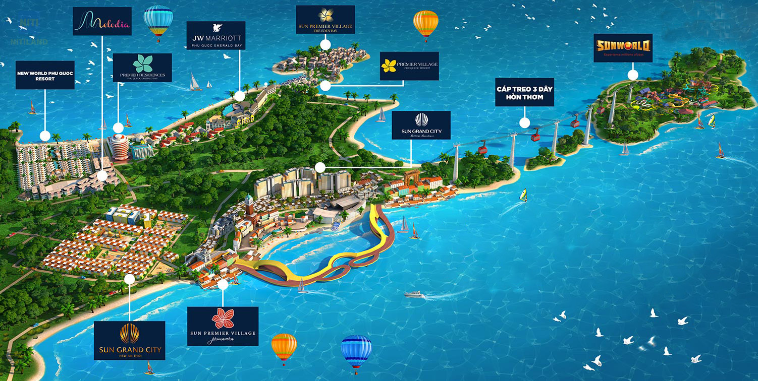 công trình biểu tượng sun group phu quoc