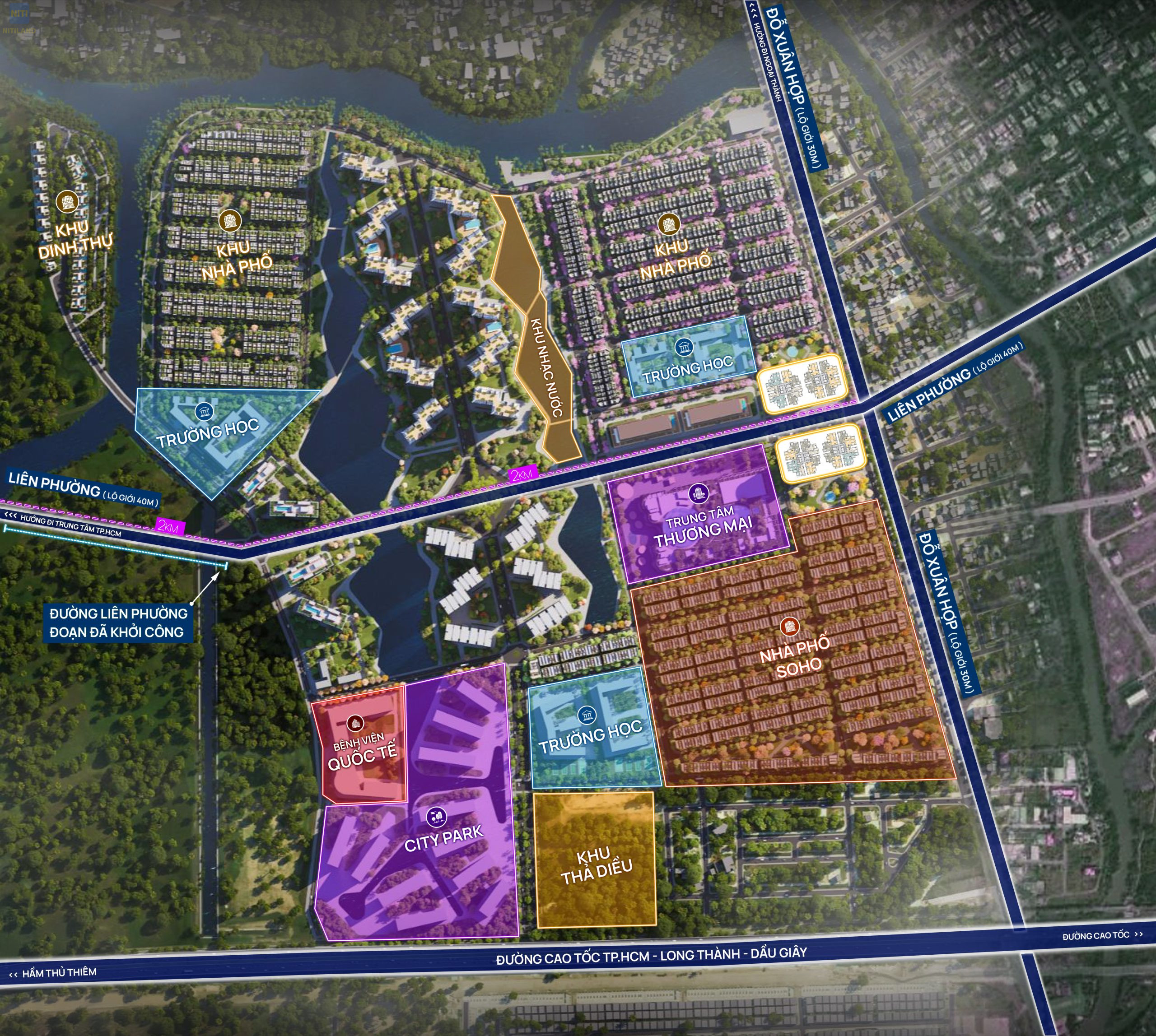 Đầu tư nước ngoài chú ý The Global City quy hoạch