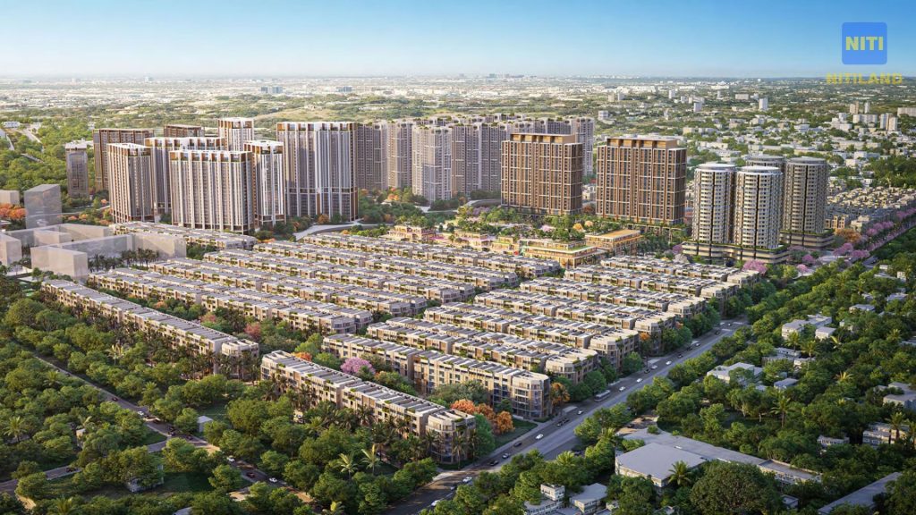 phân khu nhà phố soho the global city