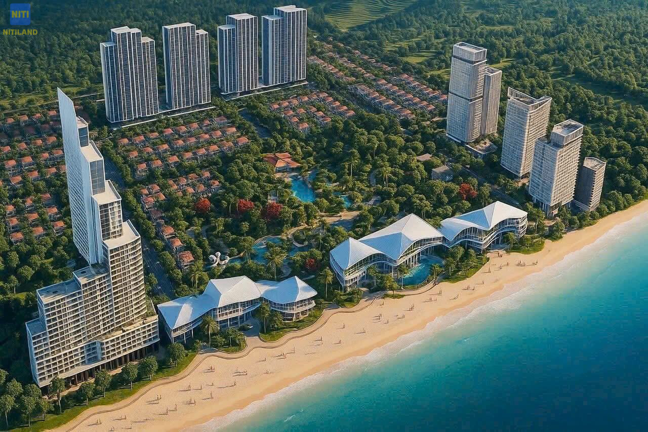 Phối cảnh tổng thể quy hoạch dự án Blanca City Vũng Tàu do Sun Group phát triển