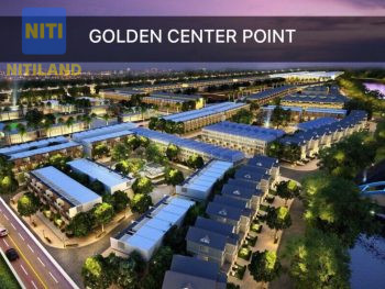 Phối cảnh tổng thể khu đô thị hiện đại Golden Center Point Đồng Nai với các khu nhà phố và biệt thự