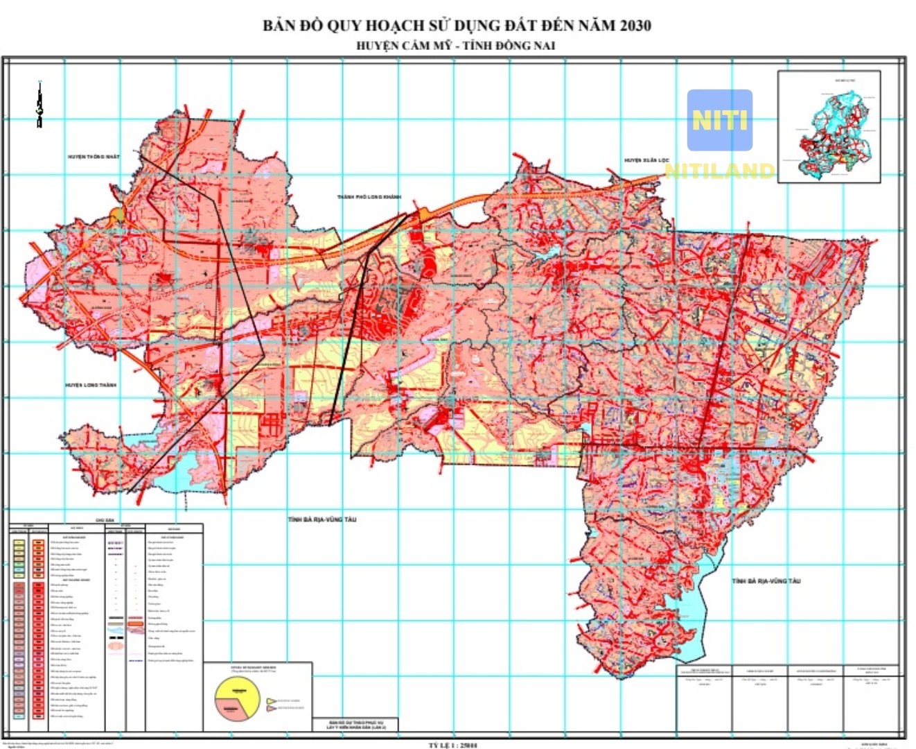 Bản đồ quy hoạch huyện Cẩm Mỹ-Đồng Nai 2030