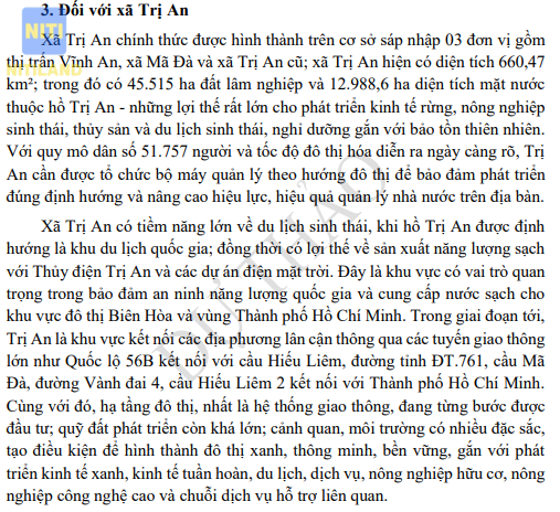 thành lập phường Trị An Đồng Nai