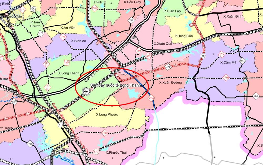 đồng nai lên thành phố trực thuộc trung ương sân bay long thành