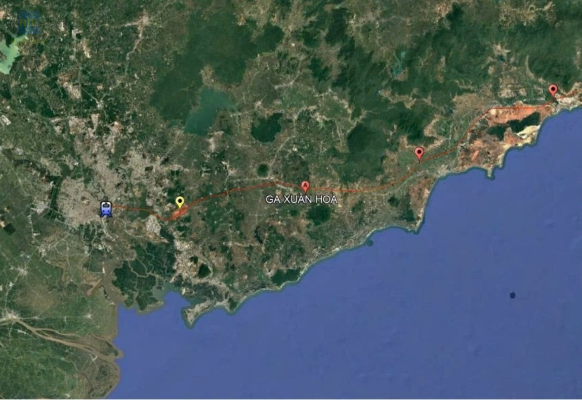 ga Xuân Hòa Đồng Nai vị trí Km1459