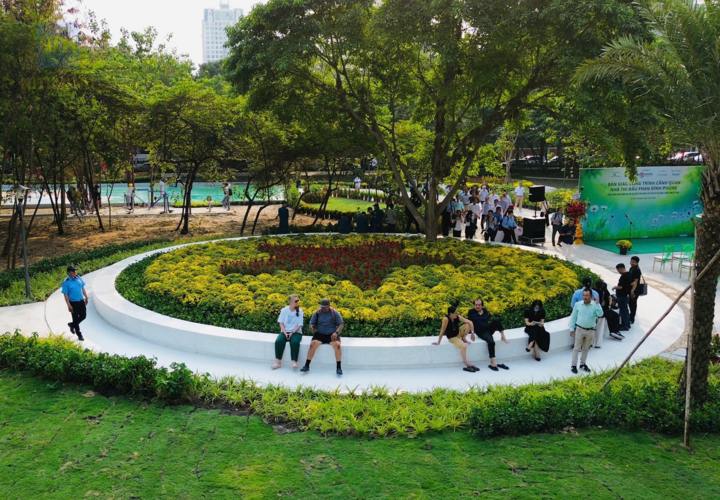 không gian xanh hạ tầng thành phố Hồ Chí Minh 