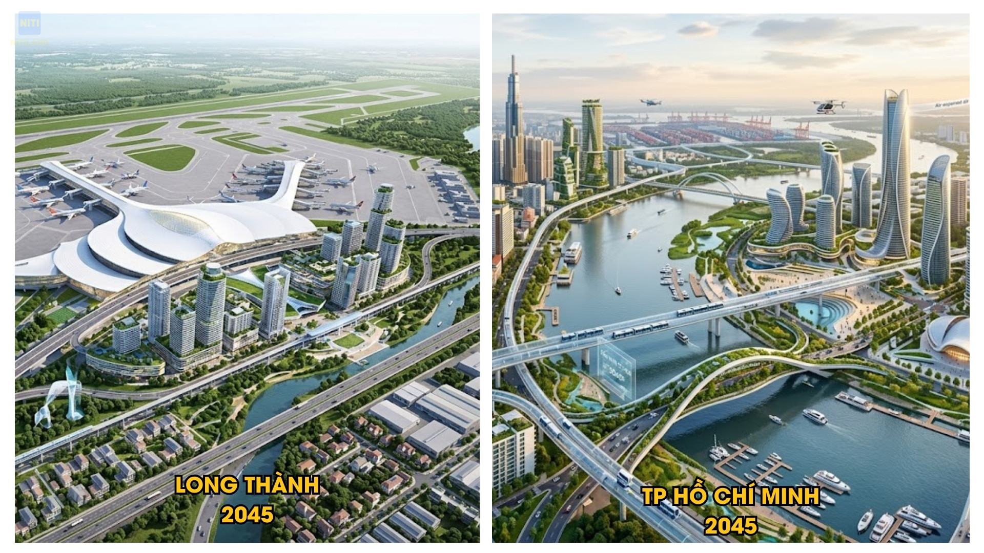 Tầm nhìn đô thị song sinh Long Thành – TP.HCM năm 2045