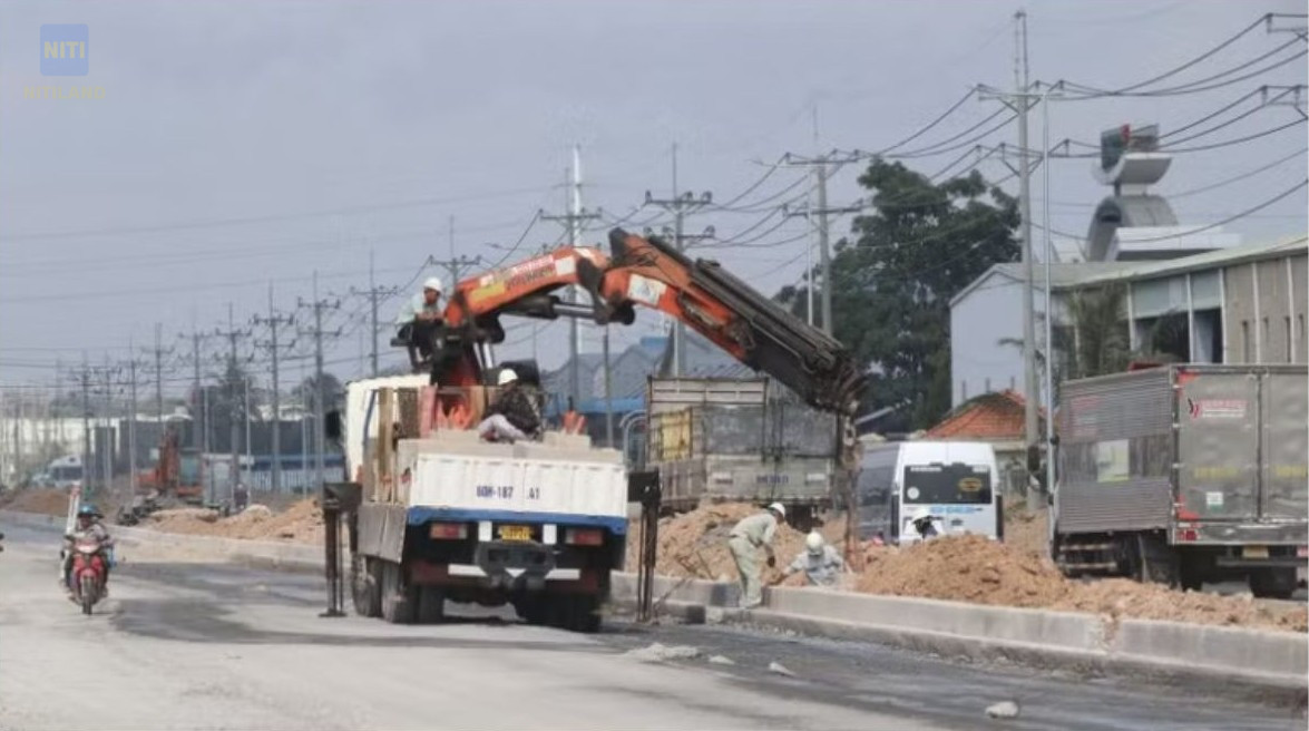 tiến độ đường 25B 50 phần trăm kết nối sân bay Long Thành tháng 4 2026