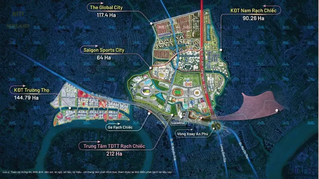 Saigon Sports City kết nối Rạch Chiếc