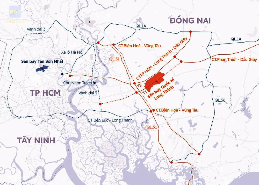 Hạ tầng giao thông thúc đẩy đất nền Long Thành