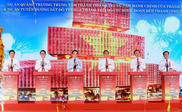 Khởi công tuyến metro số 2 đoạn Bến Thành Thủ Thiêm