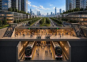 Metro Bến Thành Thủ Thiêm với ga ngầm sâu 33m