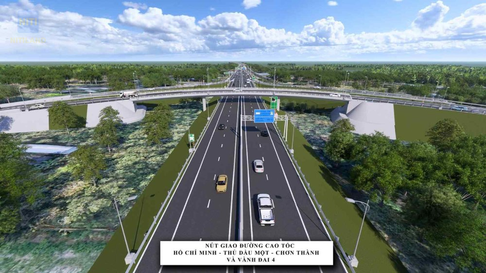 giải phóng mặt bằng nút giao cao tốc Thành phố Hồ Chí Minh Thủ Dầu Một Chơn Thành và Vành đai 4