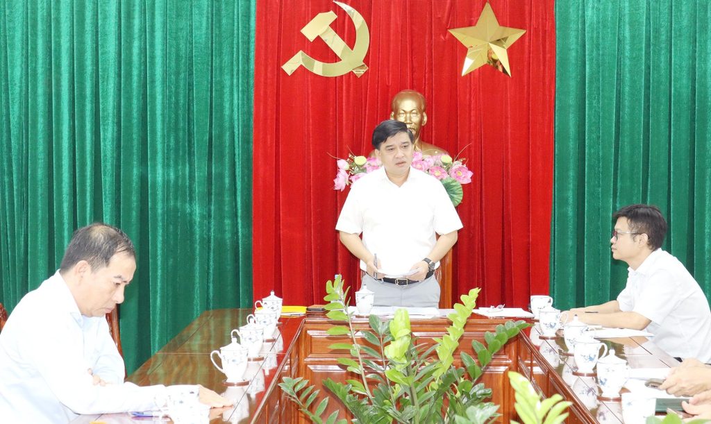 Thành ủy viên, Phó Chủ tịch UBND thành phố Đồng Nai phát biểu kết luận dự án tái định cư