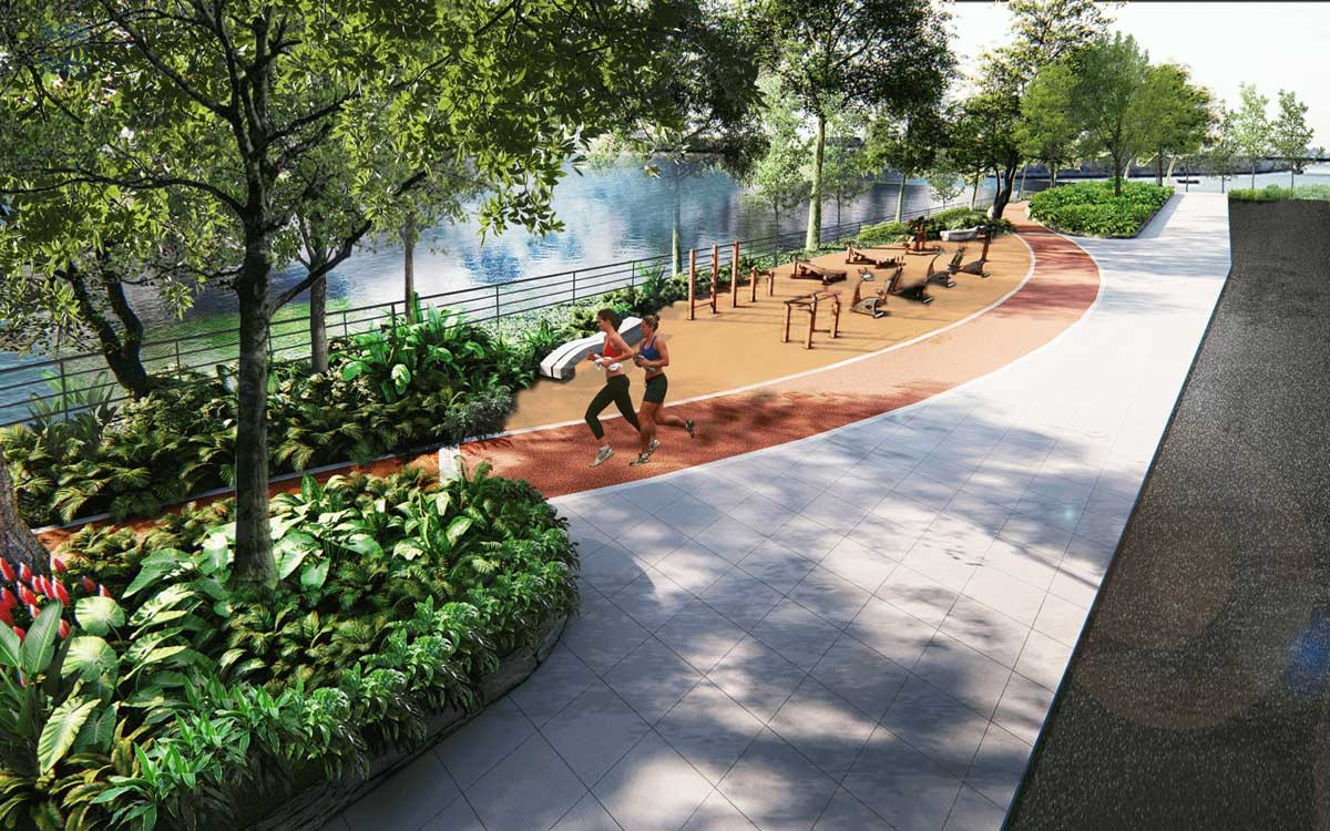 Không gian sống khỏe tại Saigon Sports City