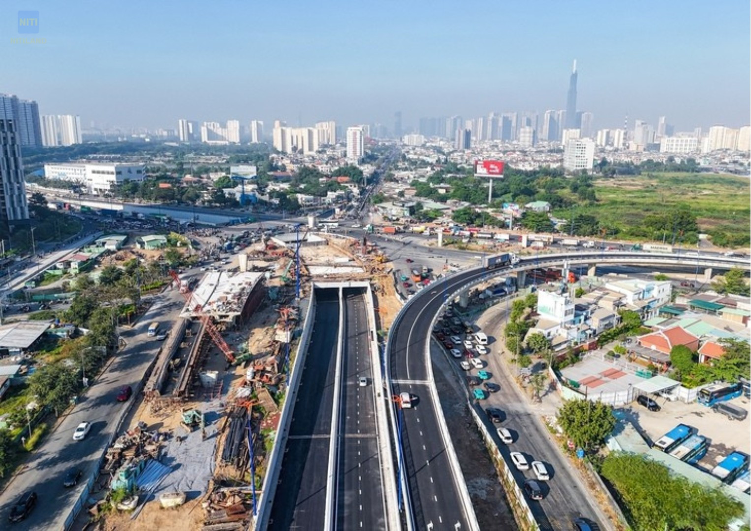 tuyến đường sắt Thủ Thiêm - Long Thành kết nối với metro số 2