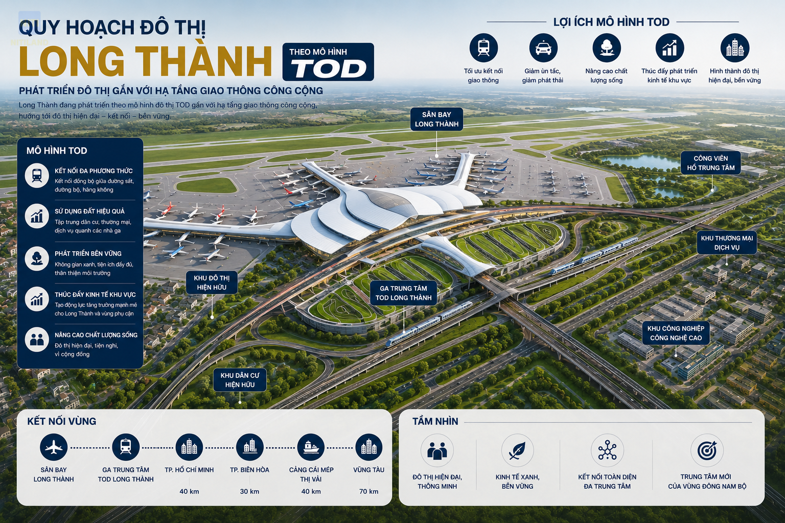 Quy hoạch đô thị TOD Long Thành